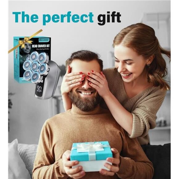 Head Shavers for Bald Men, Upgraded 7D Electric Razor, Cordless Rechargeable - Picture 6 of 7